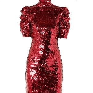NWT Alice & Olivia sequin red dress